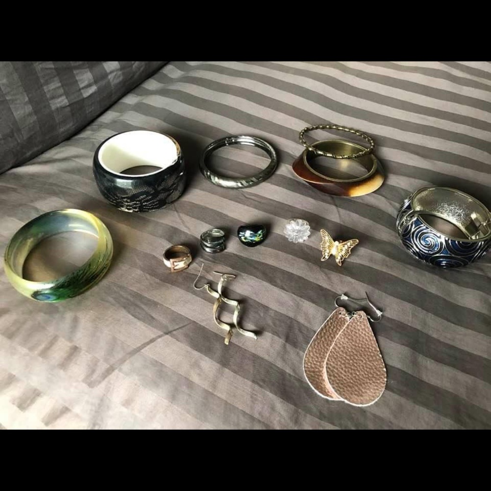 SOLD Assorted Bracelets, Rings, and Earrings